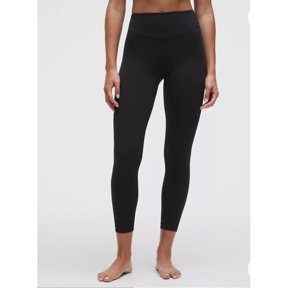 Lululemon Wunder Under High Rise Tight 25 Luxtreme Black LW5BPAS Size 2